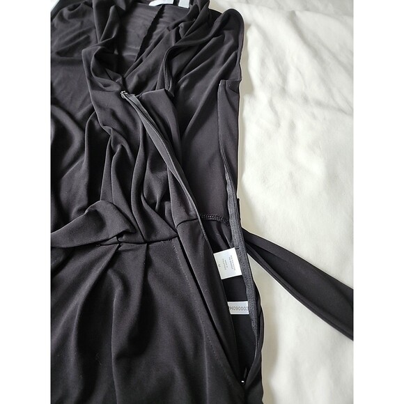 NY & Company Romper Women’s Medium Stretchy Black Sleeveless Lightweight Pockets - Picture 8 of 11